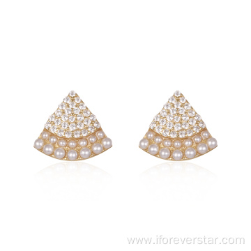 925 Silver Triangle Shape Earrings